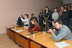 Соревнования по стрельбе в рамках заводской спартакиады